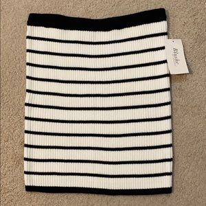 Ribbed Knit Tube Top